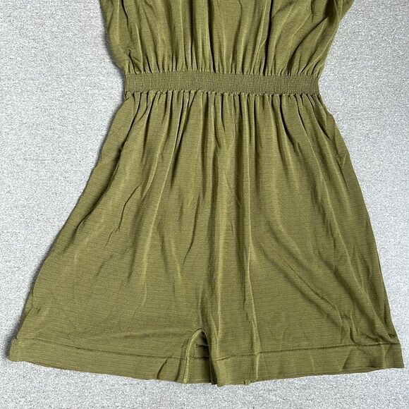 NWOT Intimately Free People Sleeveless Romper Elastic Waist Olive Green XS/S - Picture 8 of 12